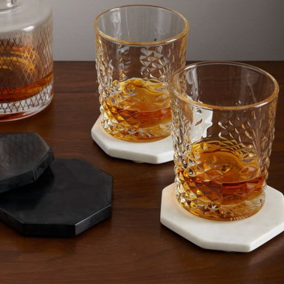 Stone Octagonal Coasters (Set of 4) West Elm Australia